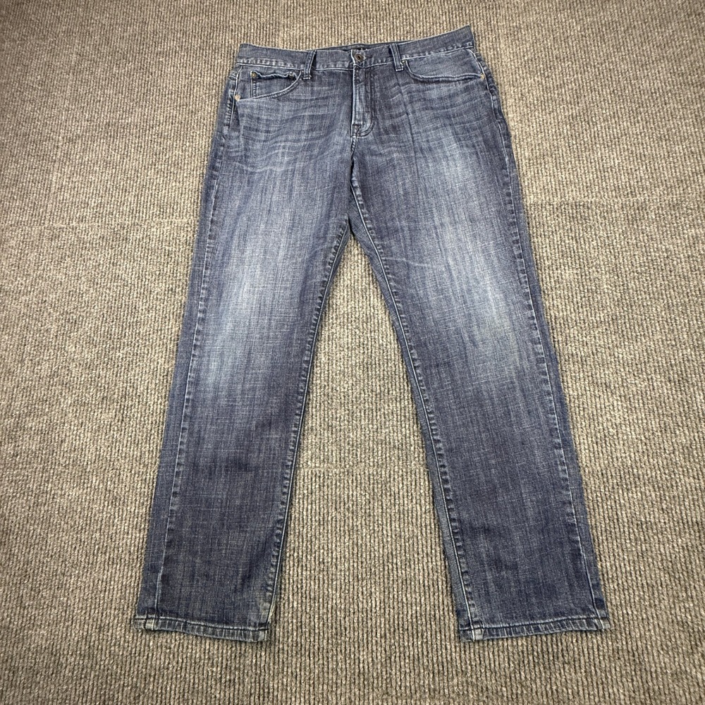 Lucky Brand 221 Original Straight Mens Jeans Dark‎ Wash Denim 36x32 7MC1026